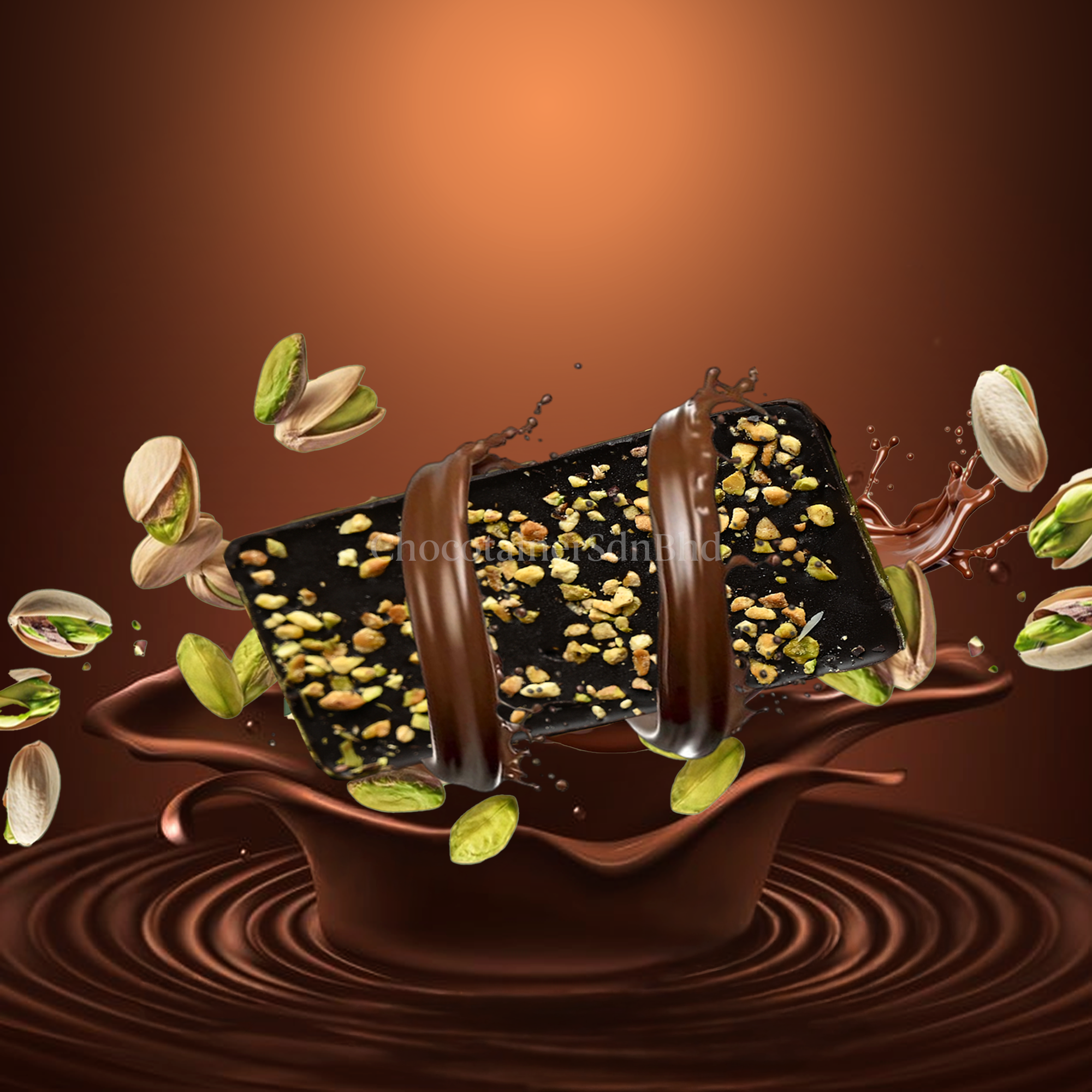 Pistachios Chocolate Bar
