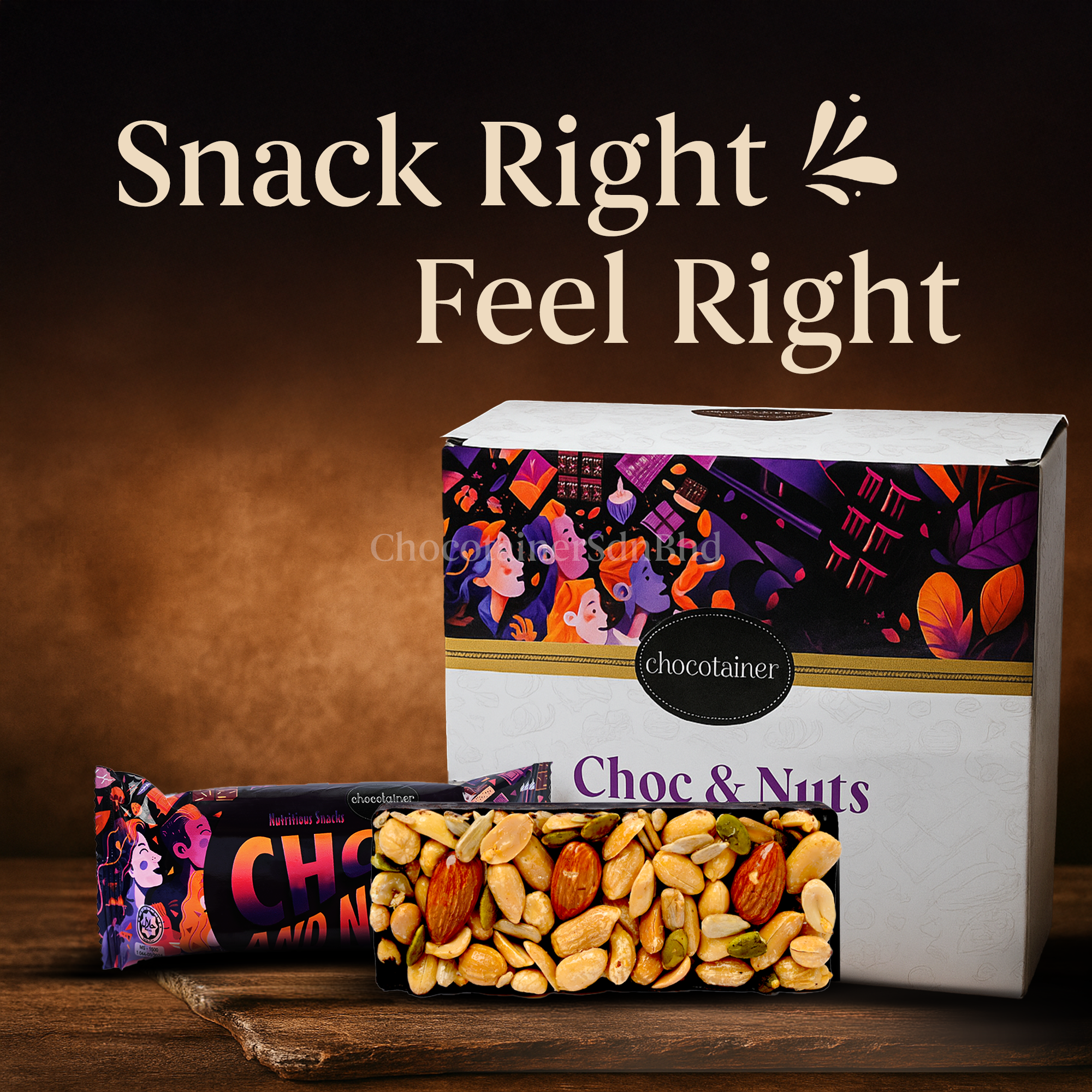 Choc And Nuts Chocolate Bar