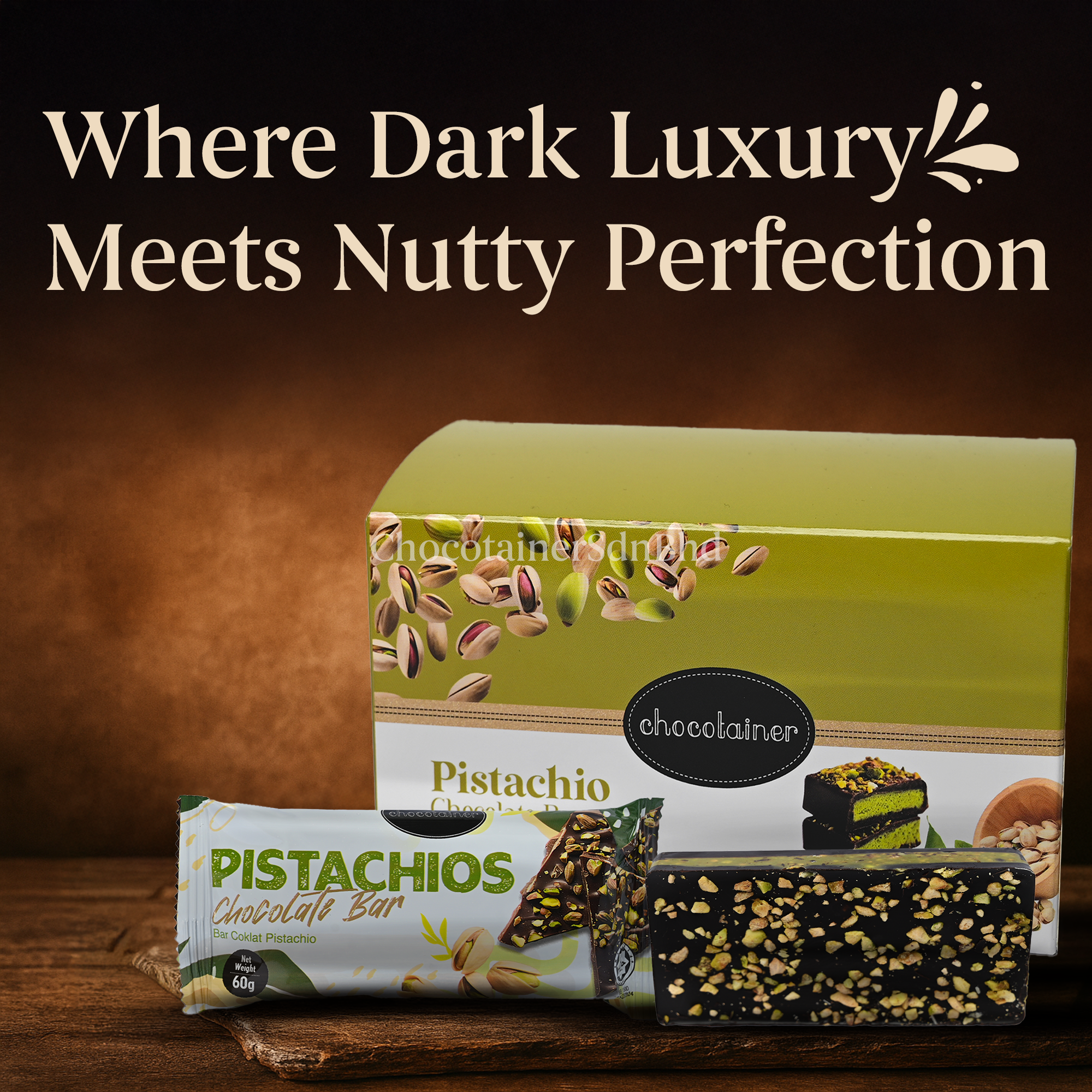 Pistachios Chocolate Bar