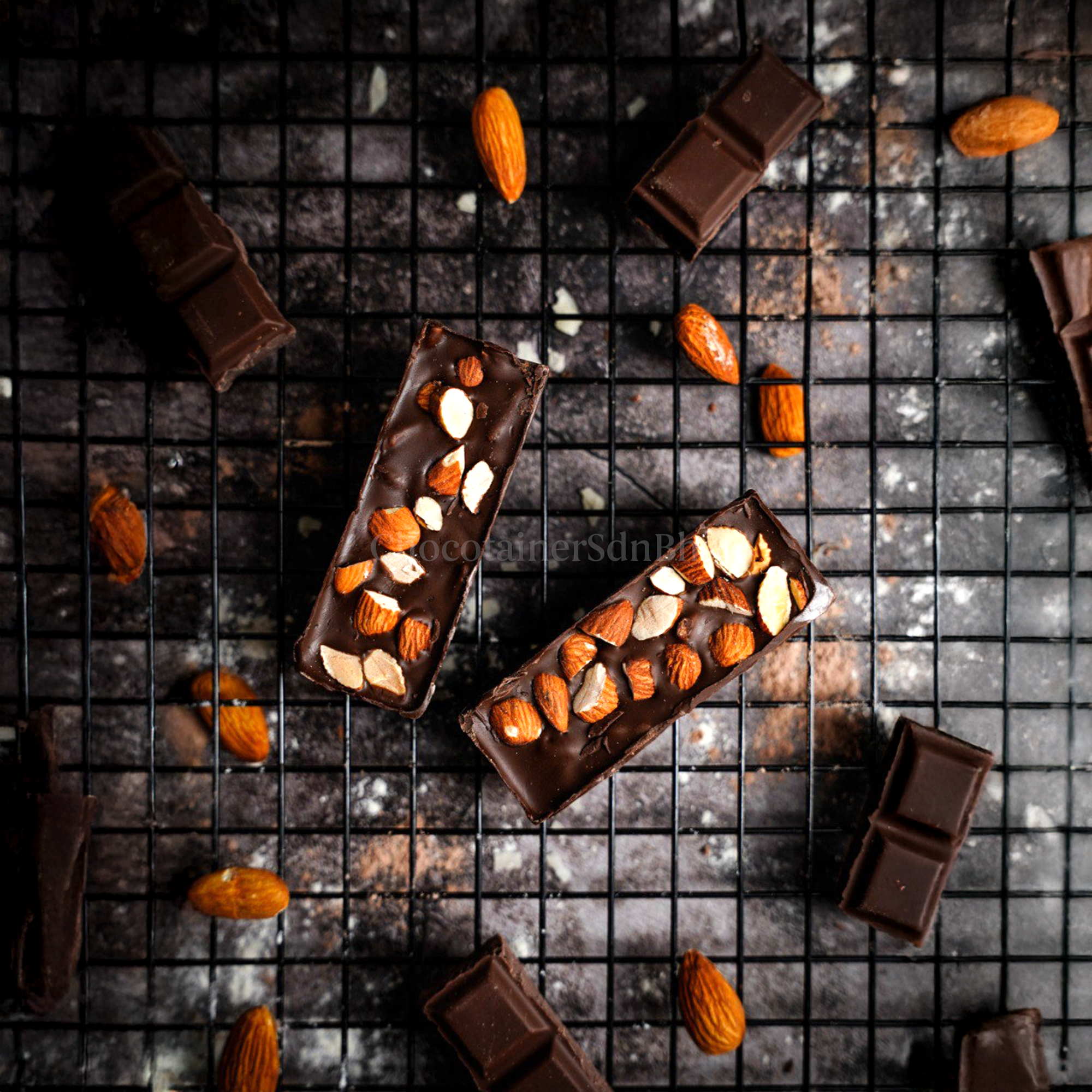Almond Dark Chocolate Bar
