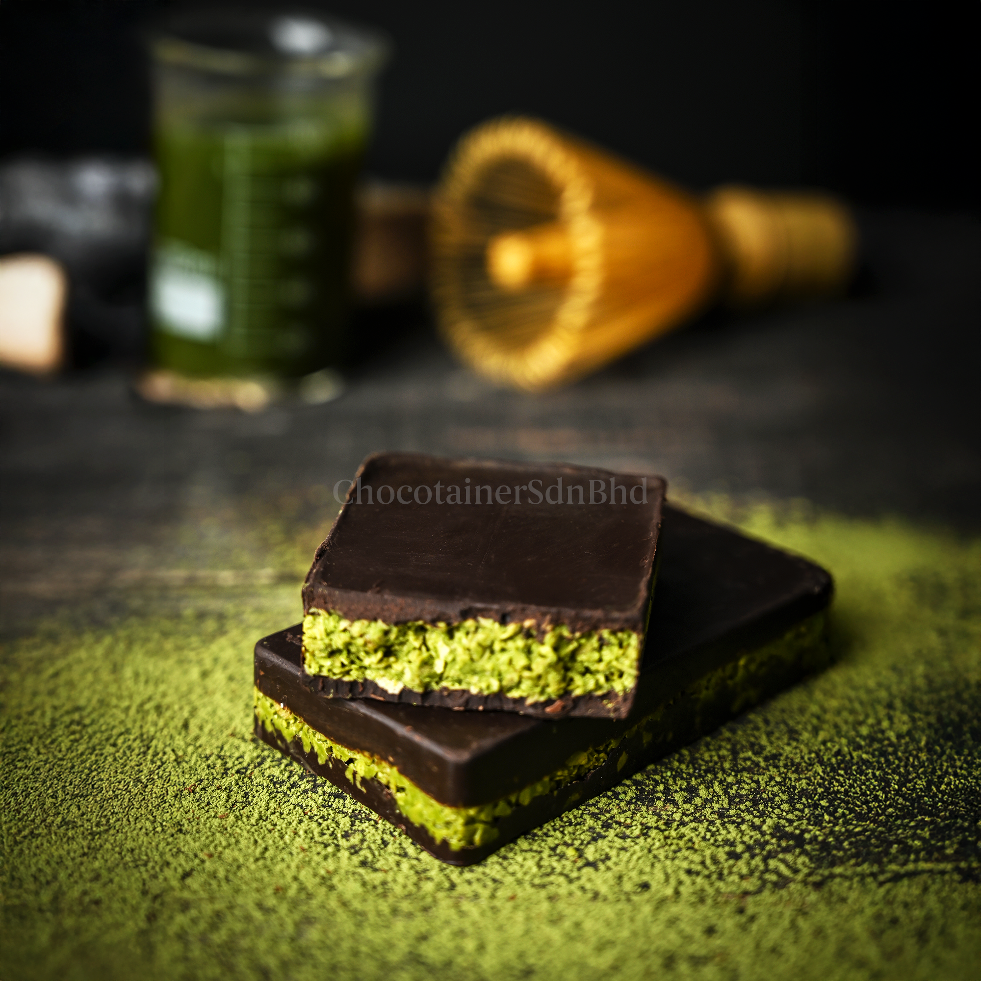Matcha Dark Chocolate Bar