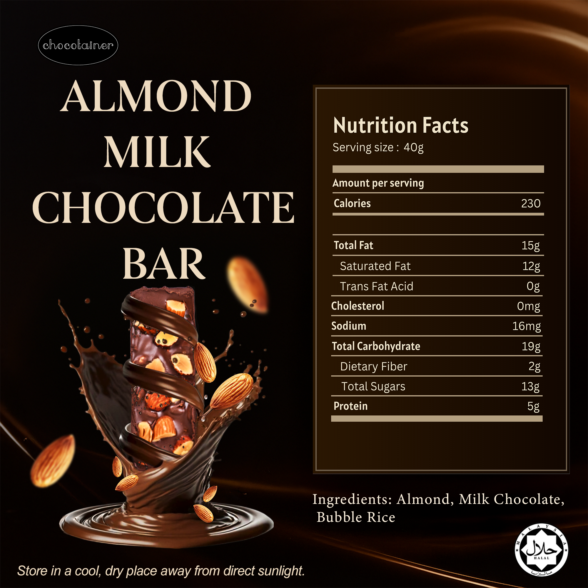 Almond Chocolate Bar