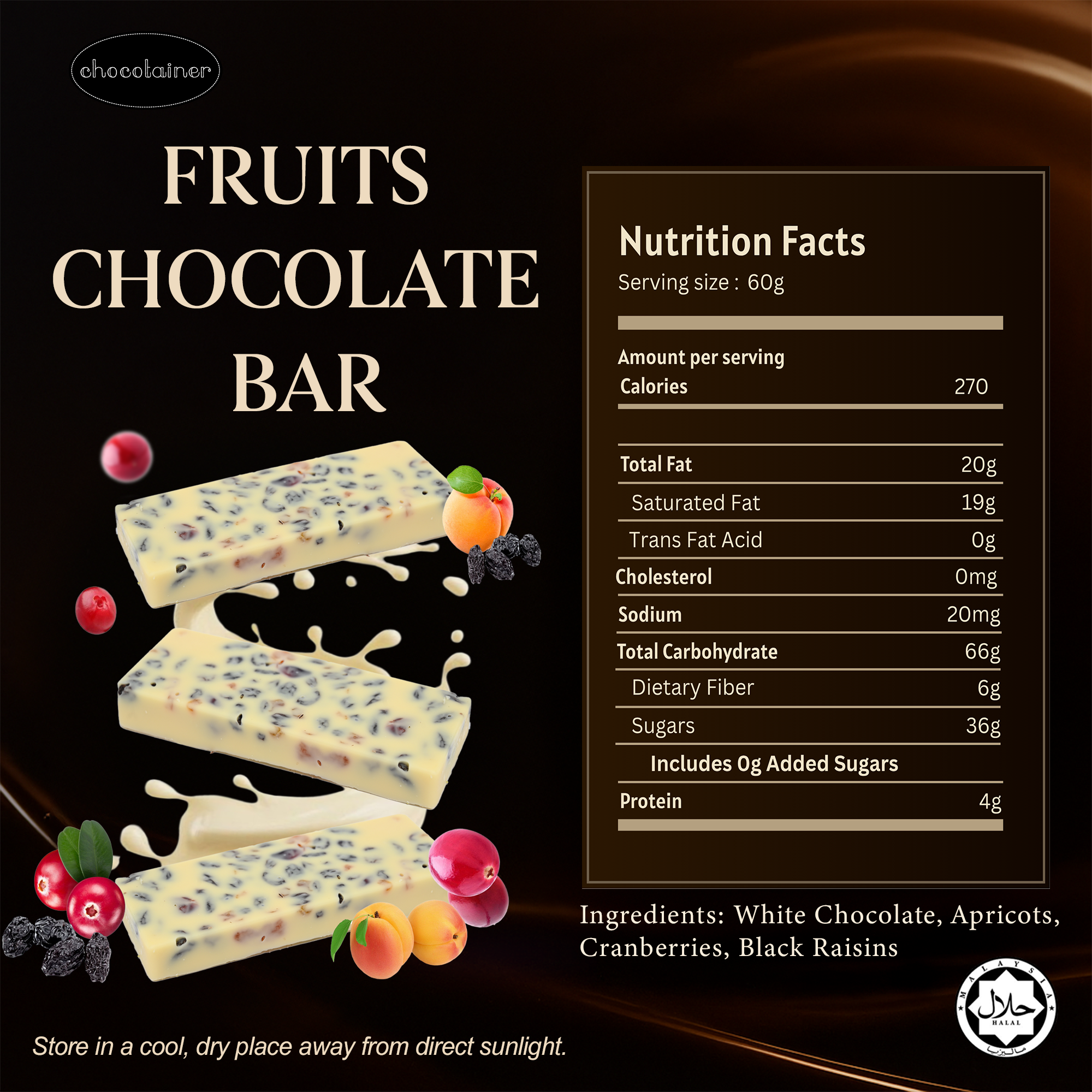 Fruit Chocolate Bar