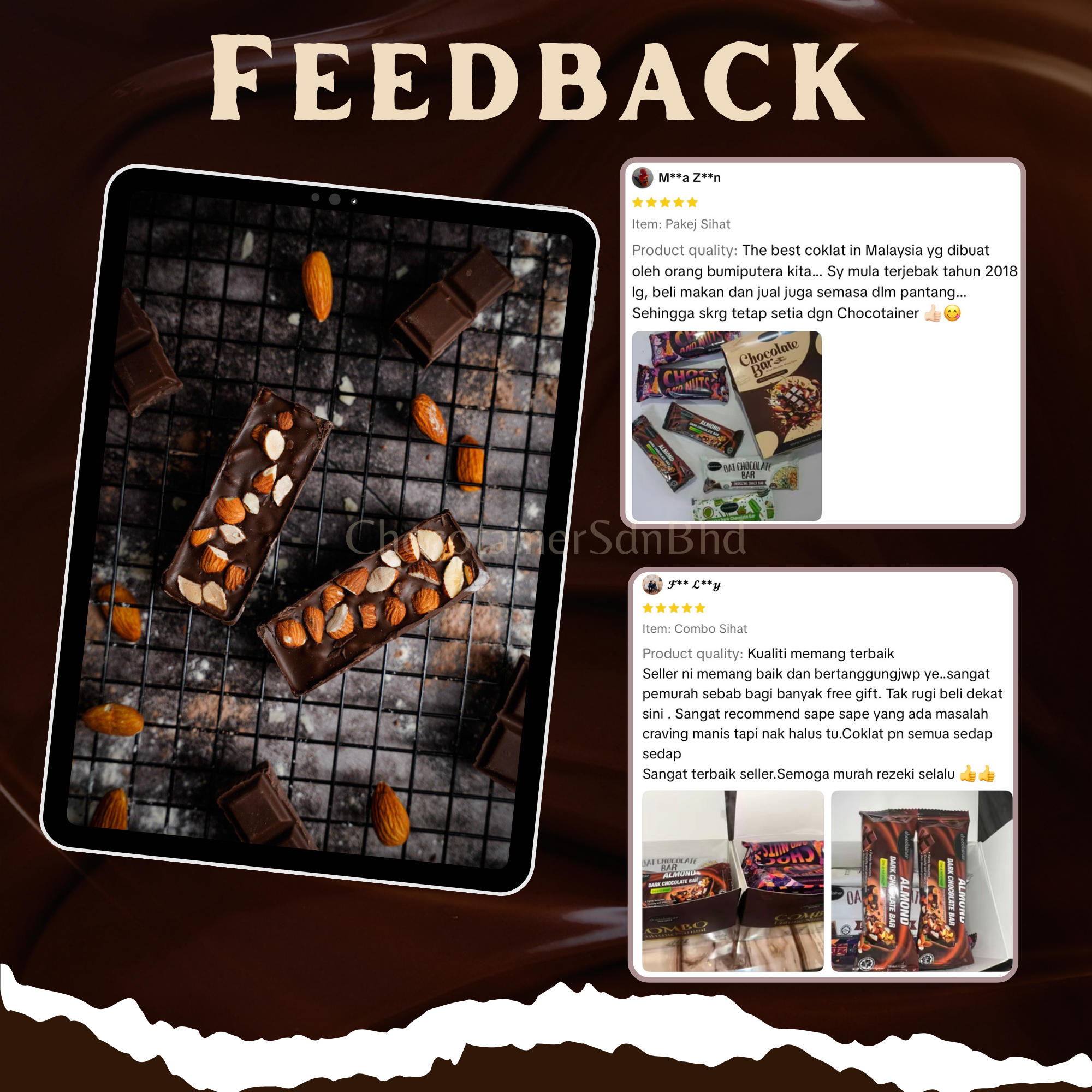 Almond Dark Chocolate Bar